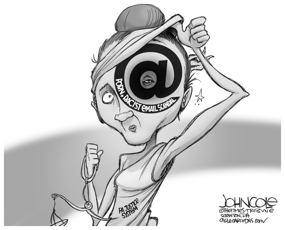 LOCAL PA -- Justice system's bl@ck eye BW