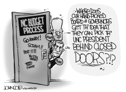 LOCAL NC  LEGISLATURE AND UNC PRESIDENT BW by John Cole