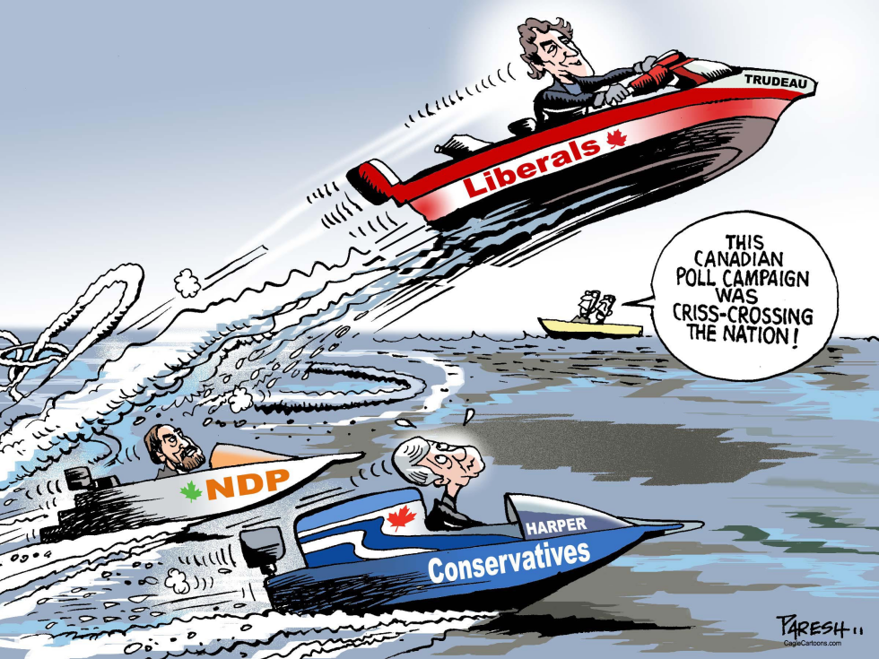  CANADA ELECTION 2015 by Paresh Nath