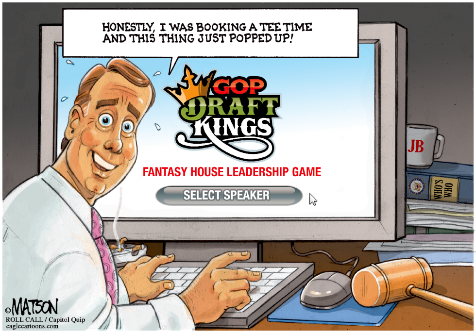 John Boehner Picks Next Speaker on DraftKings.com-COLOR