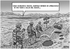 PATEANDO EL BARRIL DE AFGHANISTAN CAMINO ABAJO by R.J. Matson