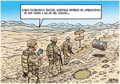 PATEANDO EL BARRIL DE AFGHANISTAN CAMINO ABAJO /  by R.J. Matson