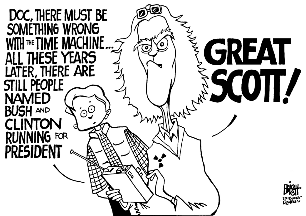 BACK TO THE FUTURE OF ELECTIONS, B/W