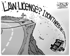 LOCAL PA  KATHLEEN KANE LAW LICENSE BW by John Cole