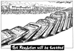 REVOLUTION TWEETED by Zapiro