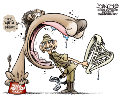 RYAN AND THE LION  by John Cole