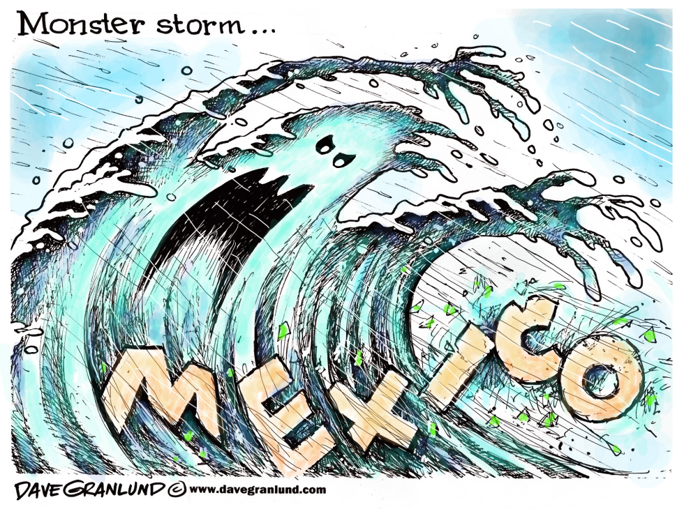  MEXICO HURRICANE by Dave Granlund