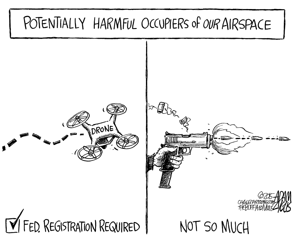 Regulating drones