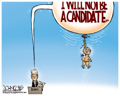 BIDEN AND CLINTON  by John Cole