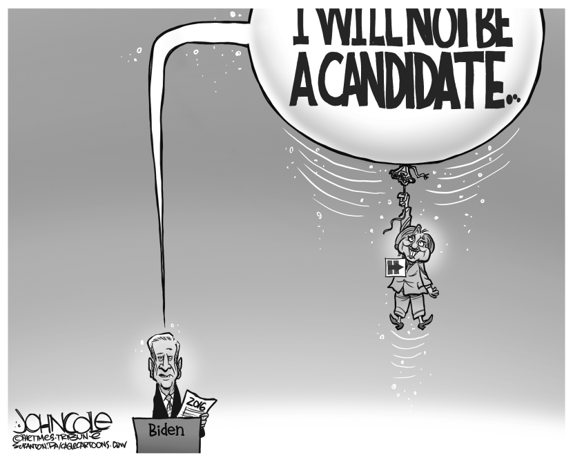 Biden and Clinton BW
