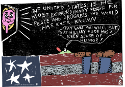 HILLARY SPEAKS  by Randall Enos