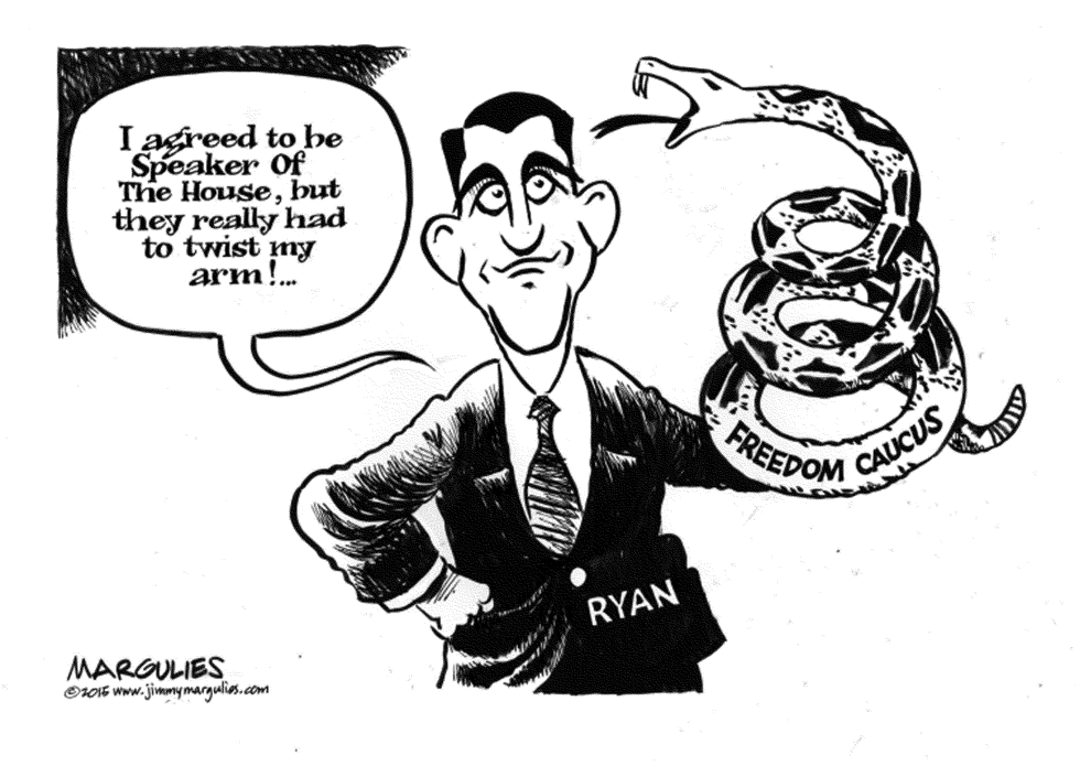 Speaker of The House Ryan and Freedom Caucus