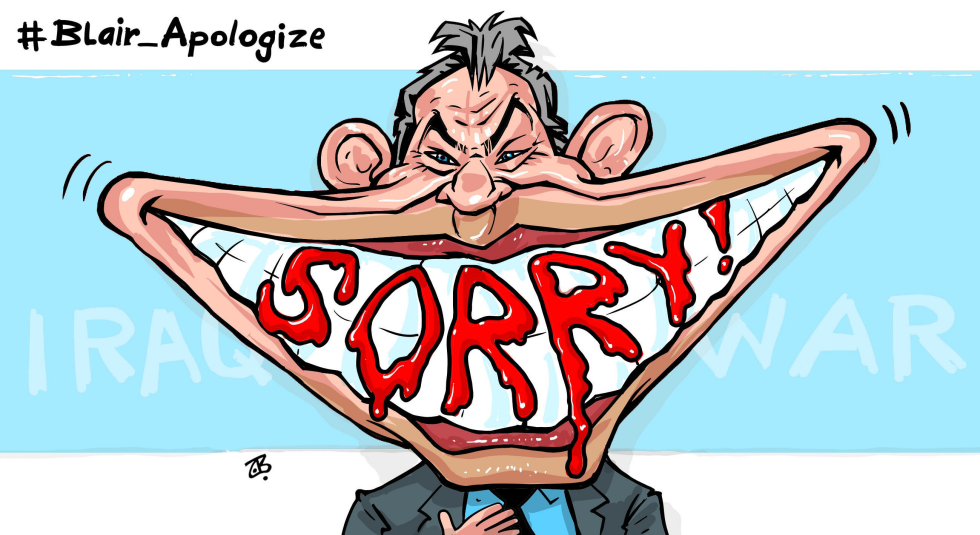 Blair Apologize now