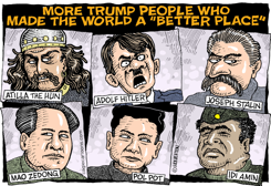 TRUMP'S BETTER WORLD WITH DESPOTS by Monte Wolverton