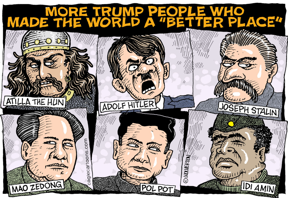  TRUMP'S BETTER WORLD WITH DESPOTS by Wolverton