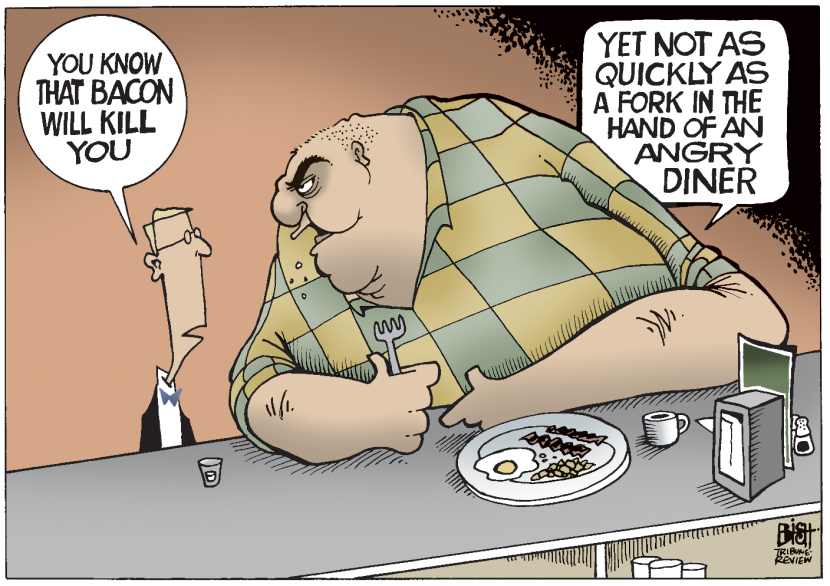 BACON IS BAD FOR YOU, COLOR
