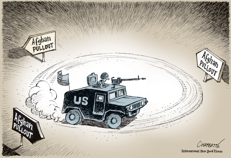  THE AFGHAN MISSION by Patrick Chappatte