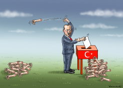 ERDOGAN IS VOTING by Marian Kamensky