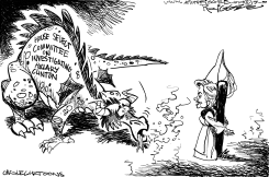INVESTIGATIONS by Milt Priggee