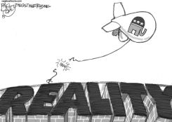 RUNAWAY BLIMP by Pat Bagley