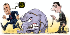 PAUL RYAN AND JOHN BOEHNER  by Daryl Cagle