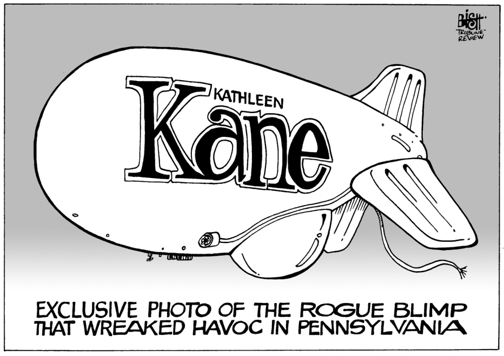 LOCAL-PA KATHLEEN KANE ON THE LOOSE, B/W