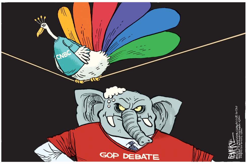 CNBC GOP DEBATE COLOR