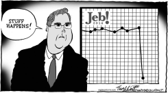 JEB BUSH by Bob Englehart