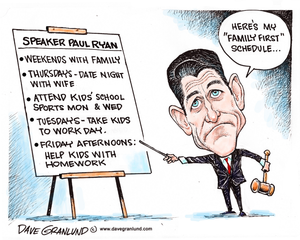 Speaker Ryan family first