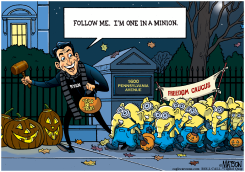 TRICK OR TREATING WITH SPEAKER RYAN AND HIS MINIONS by R.J. Matson