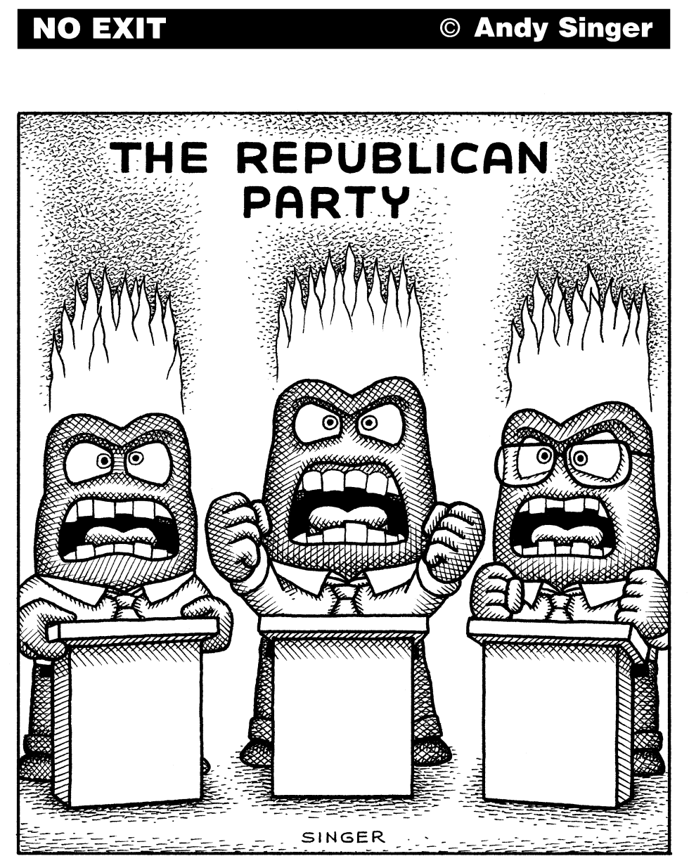 Republican Part Anger Men