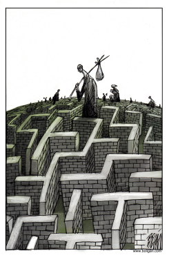LABERINTO DE FRONTERAS /  by Angel Boligan