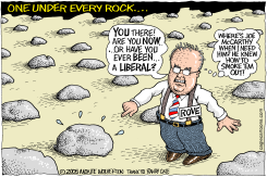 KARL ROVES RED SCARE   by Monte Wolverton