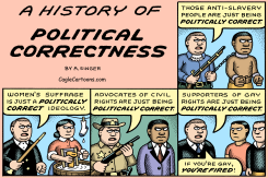 HISTORY OF POLITICAL CORRECTNESS by Andy Singer