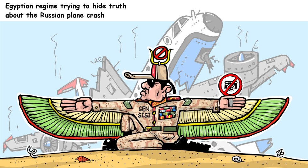  SISI HIDE TRUTH  by Emad Hajjaj