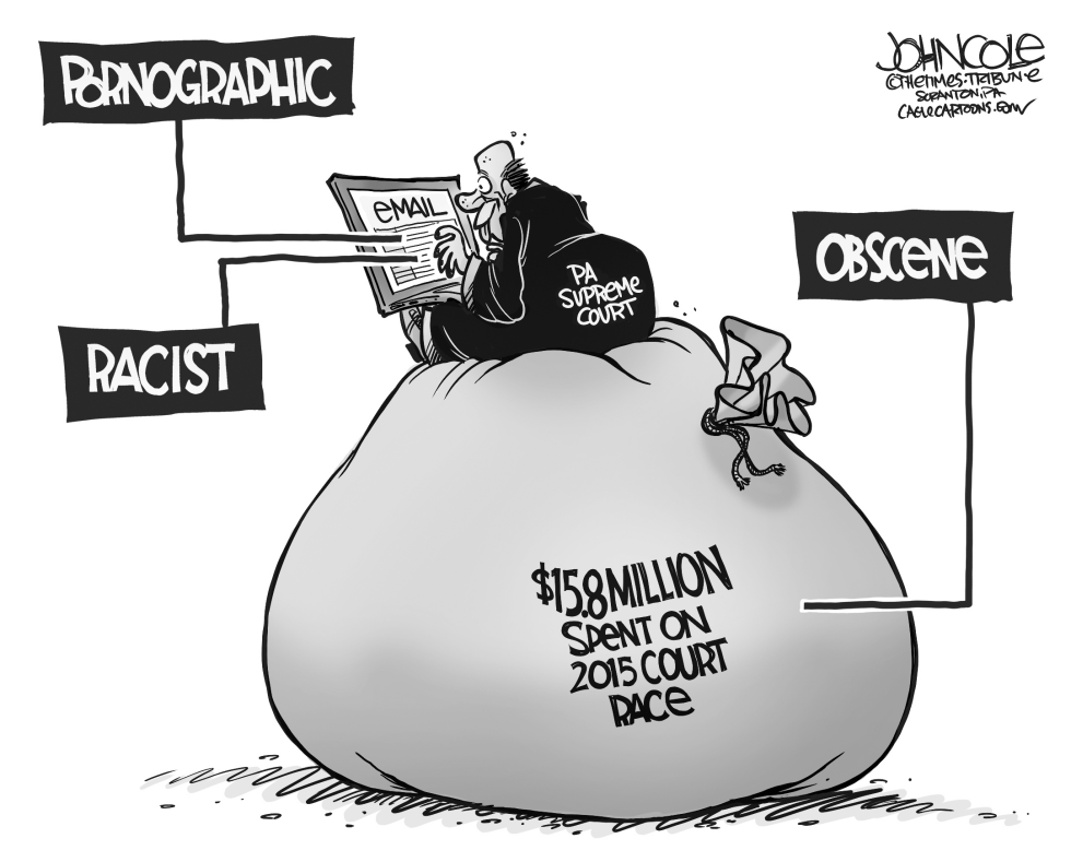 LOCAL PA -- Supreme Court political money BW