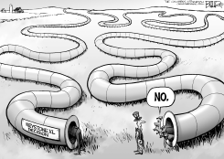 KEYSTONE REJECTION by Nate Beeler
