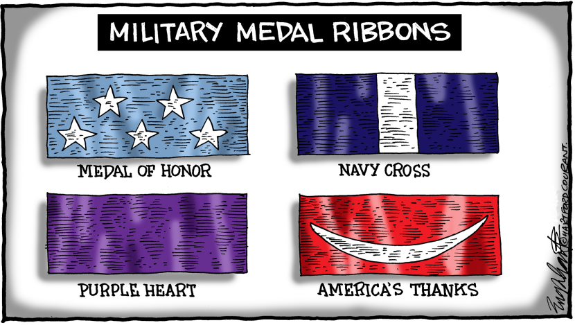 Veterans Day Military Medal Ribbons COLOR