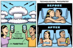 TECHNOLOGICAL PROGRESS SEX by Andy Singer