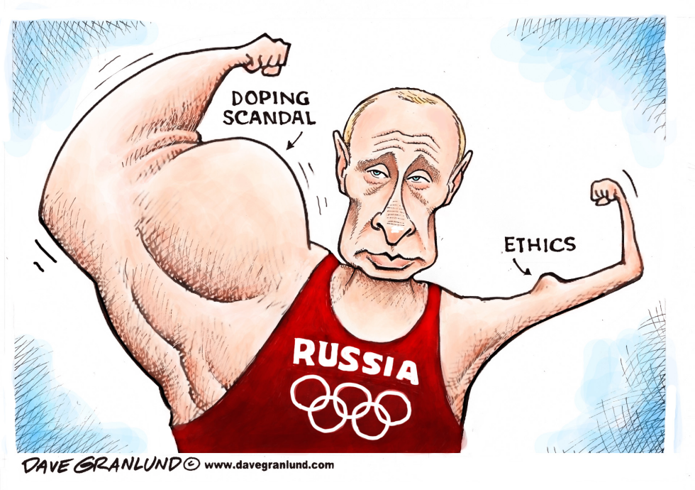  RUSSIA DOPING SCANDAL by Dave Granlund