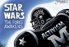 COLLEGE FOOTBALL PLAYERS by Joe Heller