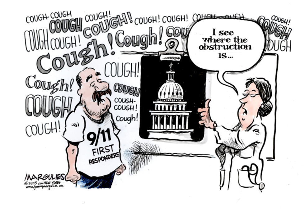 Health coverage for 9/11 first responders color