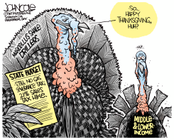 LOCAL PA  BUDGET TURKEYS  by John Cole