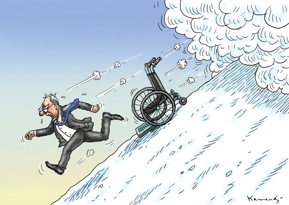 Wolfgang Schäuble and the refugee avalanche