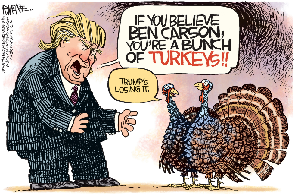  TRUMP TURKEYS by Rick McKee