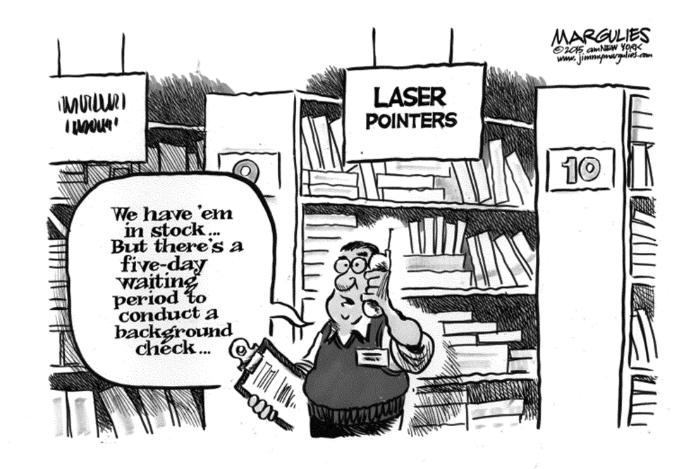 Laser pointers and aircraft