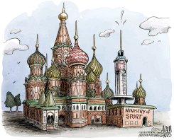 RUSSIAN DOPING  by Adam Zyglis