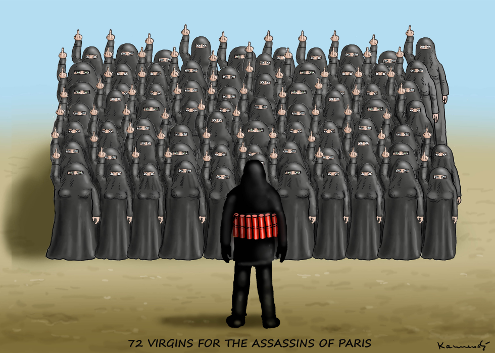 72 virgins for the assassins of Paris