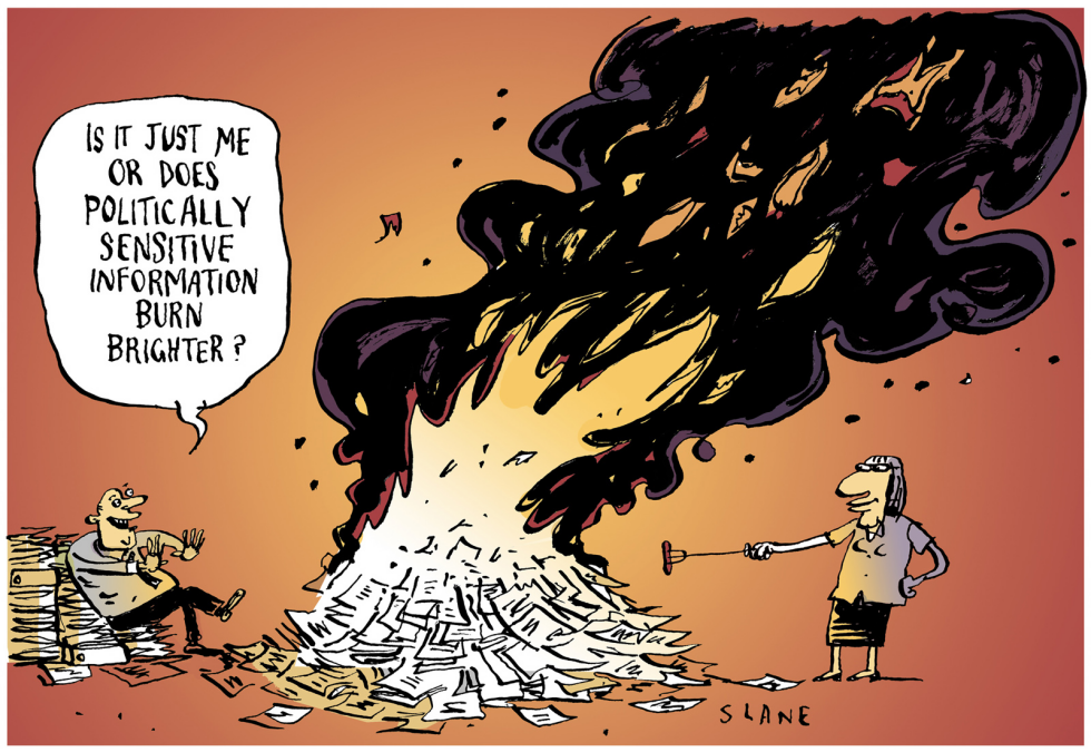 Burning The Paper Trail