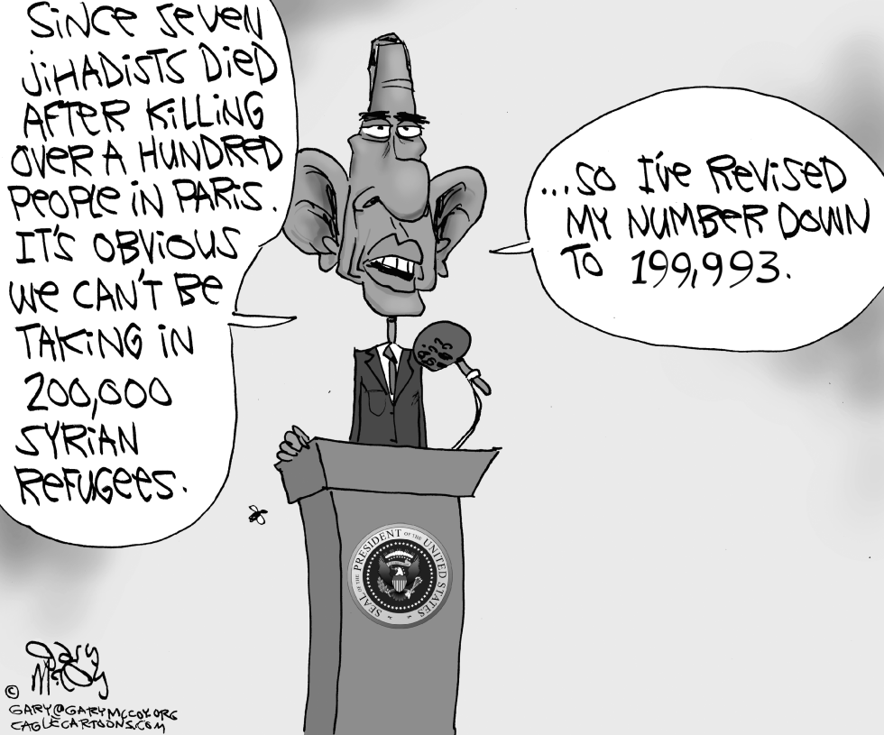  OBAMA WANTS REFUGEES  by Gary McCoy